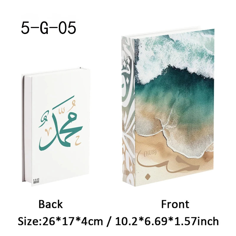 Islamic Church Writing Culture Fake Books Decorative Coffee Table Decoration Storage Box Bookshelf Bedroom Aesthetic Home Decor