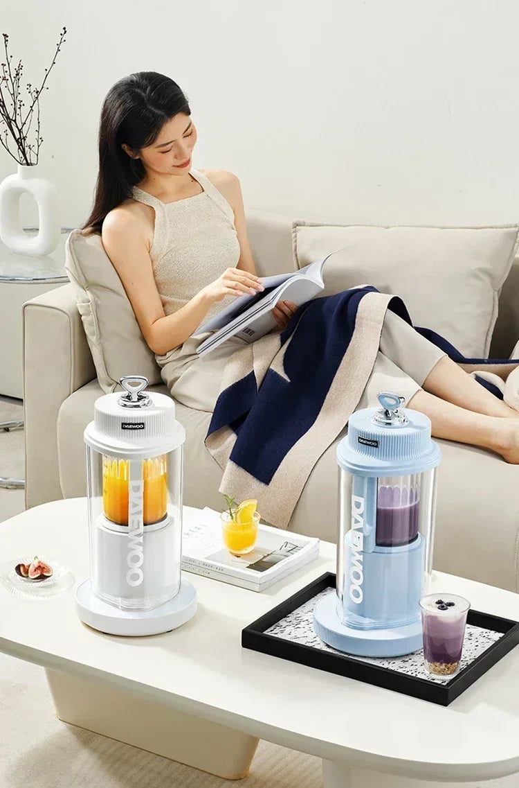 220V High-Speed Blender with Heating Function, Multi-Functional Food Processor, Detachable, Quiet Design AM