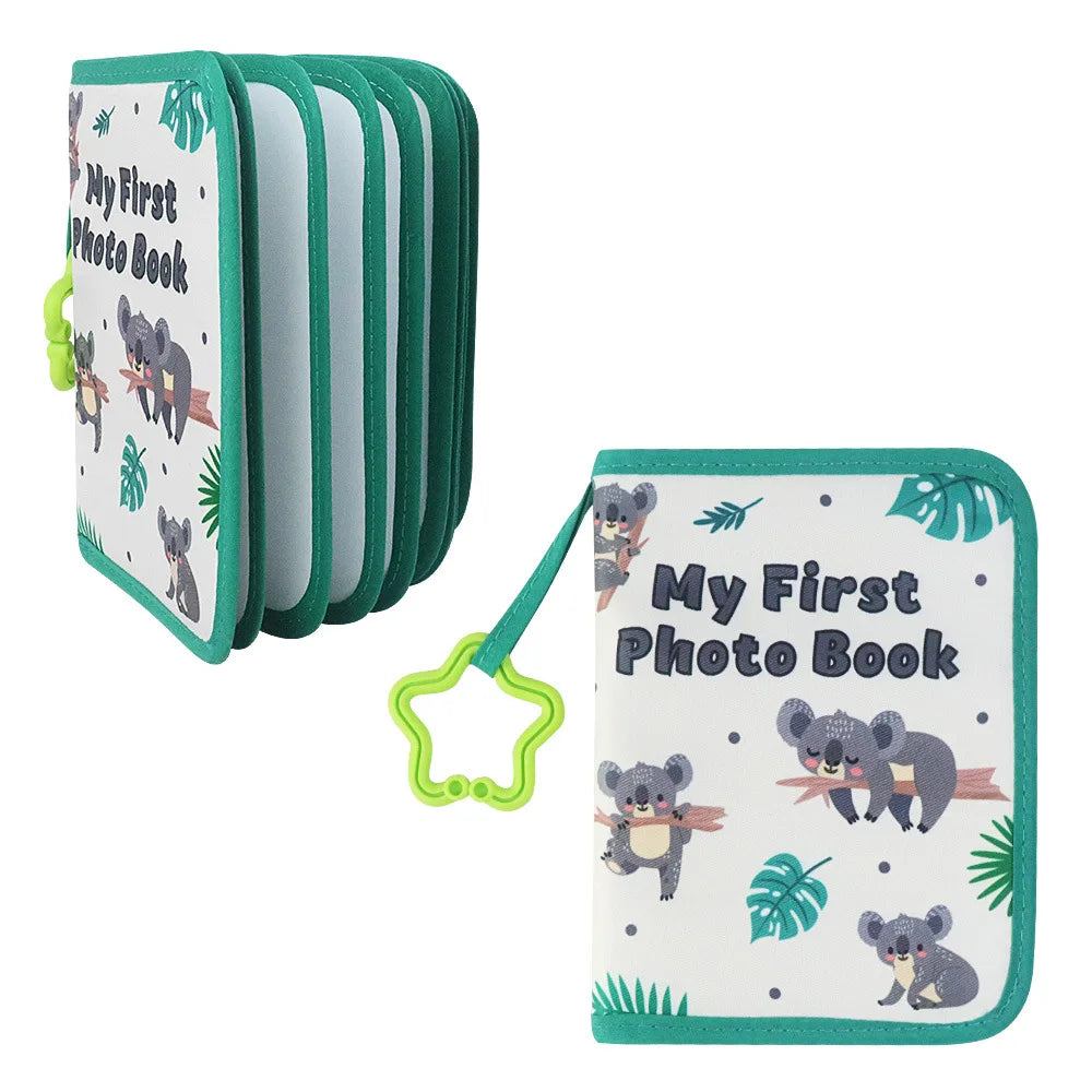 Baby Photo Album First Year Baby Photo Book Growth Babies Albums Shower Guest Diy Giraffe Photography Album with Family record