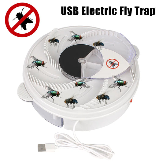 Indoor Outdoor Fly Trap Pest Reject Control Repeller USB Insect Pest Catcher Electric Pest Killer Automatic Flycatcher