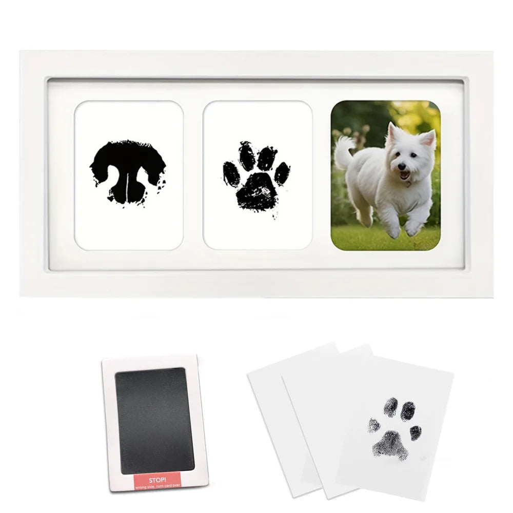 Baby Hand and Footprint Keepsake Frame Personalized Newborn First Year Memory Keepsake for Baby Shower Birthday Gift