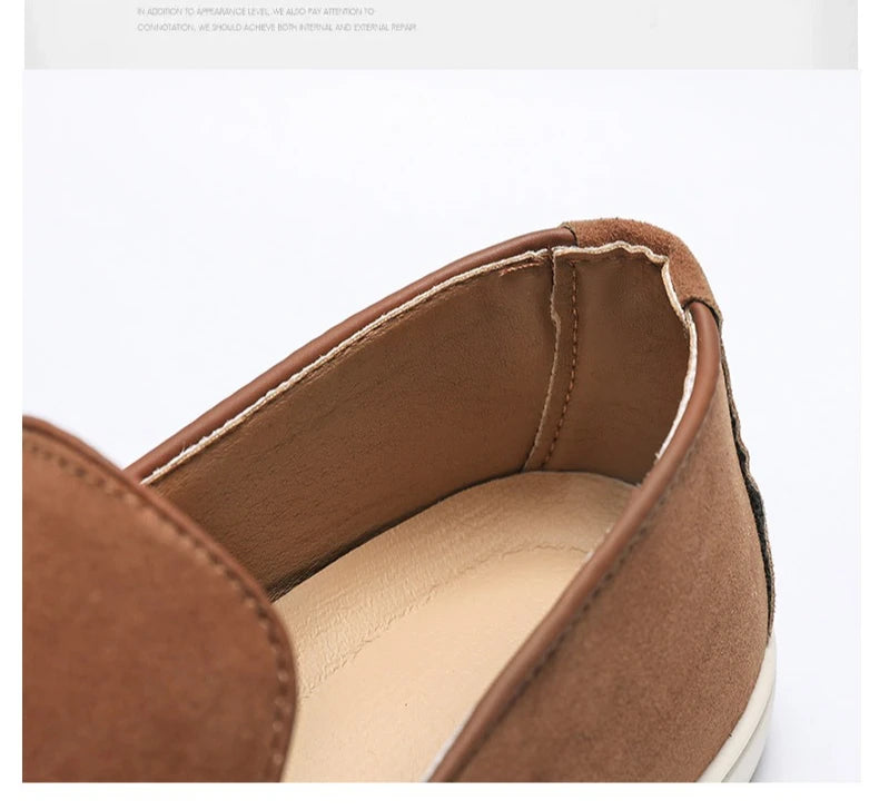 Men Casual Shoes Formal Man Loafers Leisure Walk Tassel Moccasins Italian Breathable Slip on Male Boat Shoes