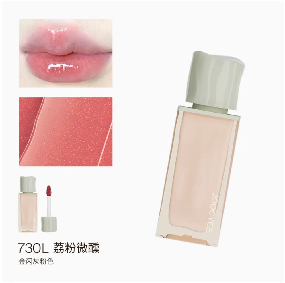 JOOCYEE GLAZED ROUGE 3D Effect lipstick moisturizer whitening lip gloss Hydrate Lips Makeup Long Last Original Makeup Cosmetics