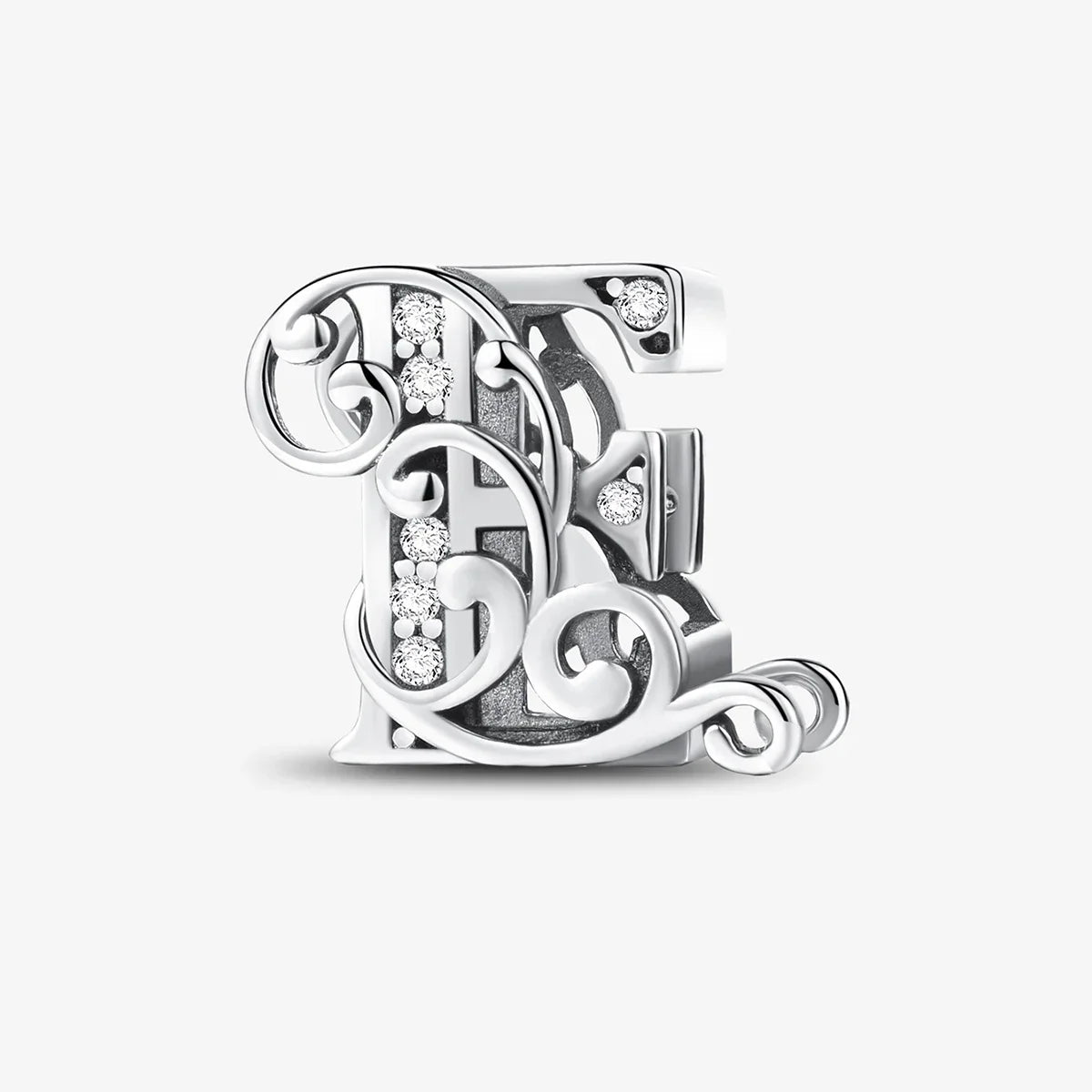 925 Sterling Silver English Letter Charms Beads Fit Original Pan DIY Bracelets Making Gift Of High Quality Fine Jewelry