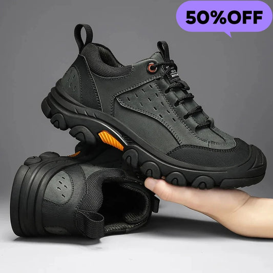 Genuine Leather Men's Casual Shoes Outdoor Sneakers Non-Slip Sports Hiking Footwear Leisure Walk Male Treking Footwear Trainers