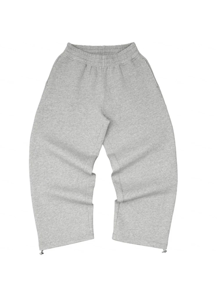 fashion trend embroidered casual pants men high street fashion design comfortable sweatpants loose and versatile jogging pants