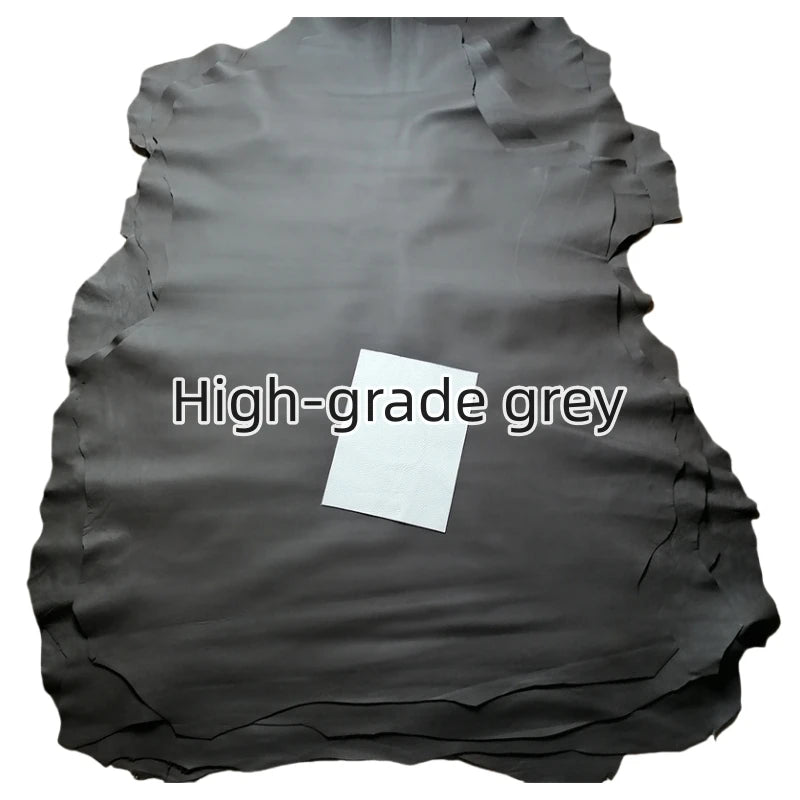0.5/0.7mm Grey Green Sheepskin. First Layer Leather. Real Leather Fabric. Handmade DIY For Clothes. Whole Sheepskin