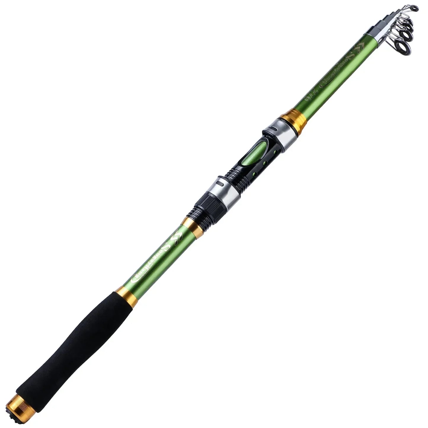 Sougayilang 2.1m-3.6m Spinning Fishing Rod Carbon Trout Carp Telescopic Fishing Pole Lure Fishing Rod Tackle