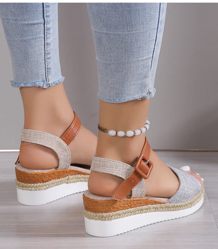 Fashion Shoes Sandals Women Wedge Sandals For Women Casual Women's Sandals Elegant Soft Female Zapatos De Mujer Footwear