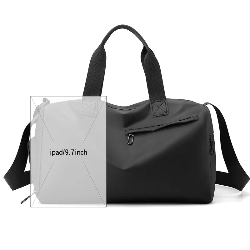 Fashion Travel Bags For Women Large Capacity Men's Sports bag Waterproof Weekend Sac Voyage Female Messenger Bag Dry And Wet