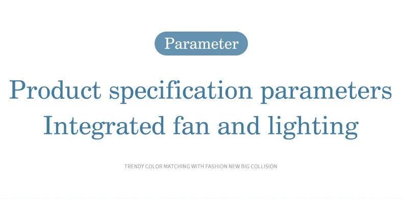 Moder Smart Fan Light Living Room Bedroom Dining Quiet Study Eye Protection Invisible Blade Reversible Durable LED Ceiling Lamp