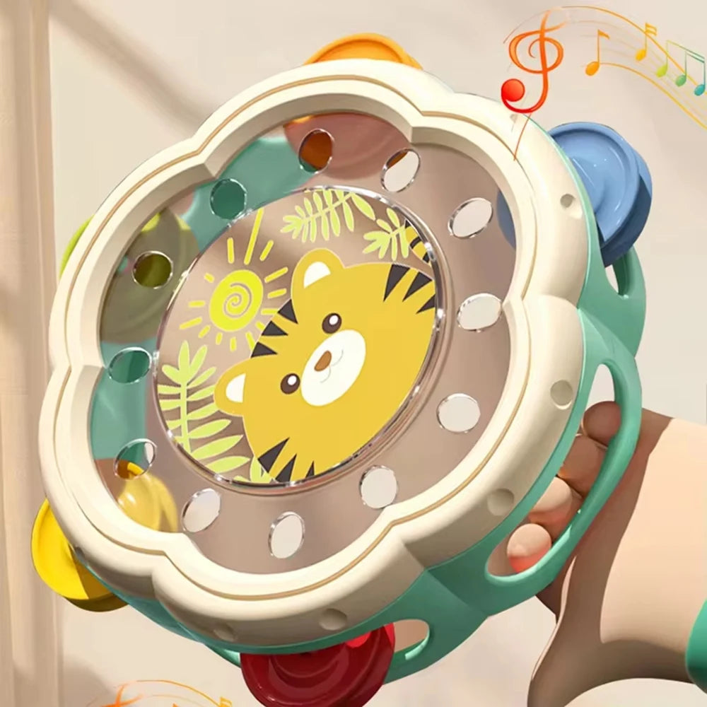 Montessori Musical Instruments Hand Drum Shaking Rattles Infant Kids Harmonica Music Educational Toys Baby Toys 6 12 Months