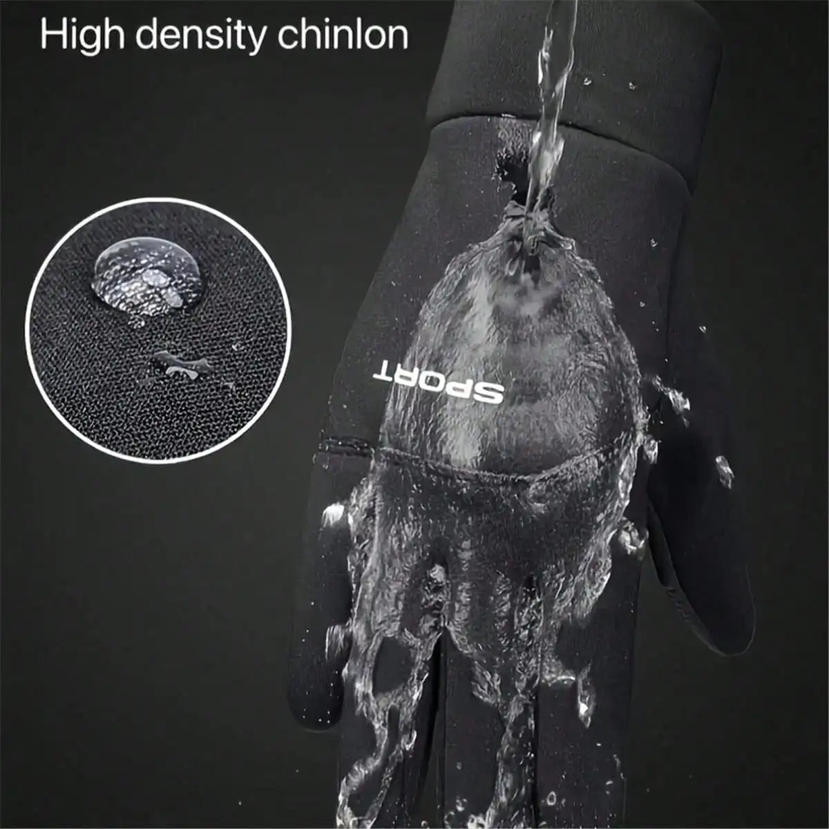 Outdoor hiking and camping gloves for hand warmers, suitable for sports, cycling, skiing, and touch screen waterproof gloves