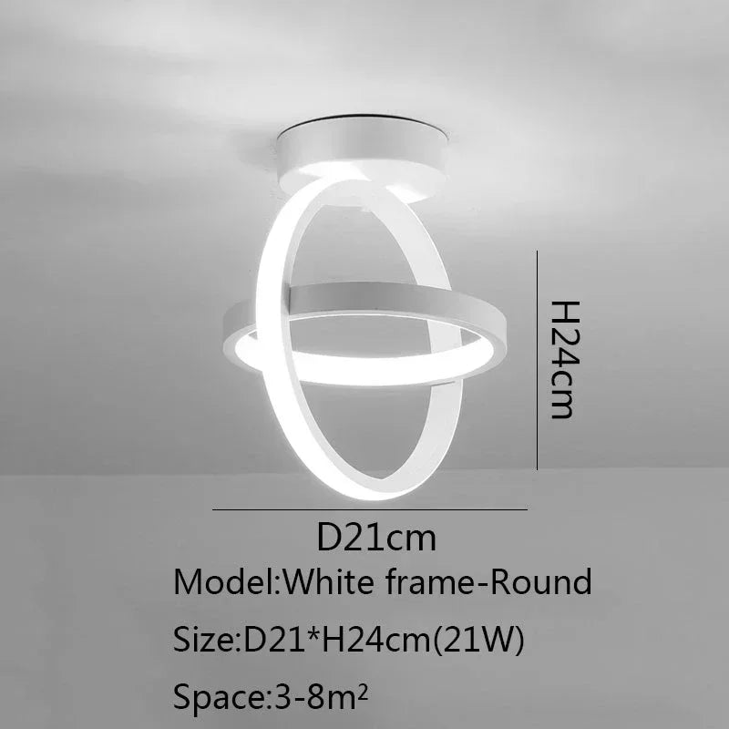Modern LED Ceiling Lamp Lustre Indoor Light For Living Room Hallway Kitchen   Chandelier Fixture Bedroom