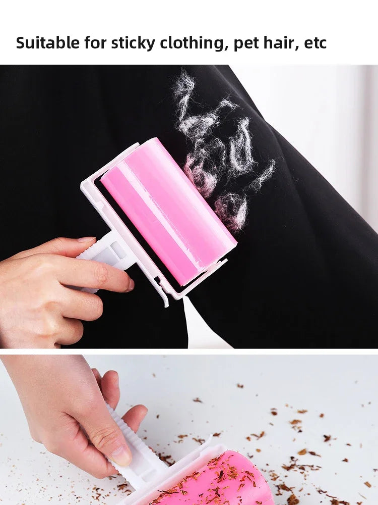 Washable Lint Roller Reusable Pet Hair Remover Brush Sticky Hair Removal Tool for Clothes Lint