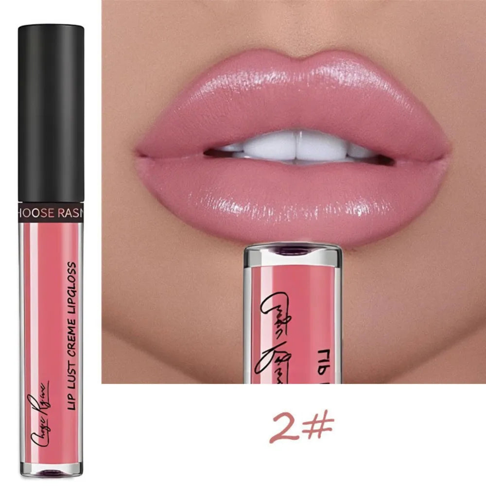 12 Colors Sexy Women Lipstick Waterproof Long Lasting Moist Lip Gloss Vivid Colorful Lipgloss Women Makeup maquiagem