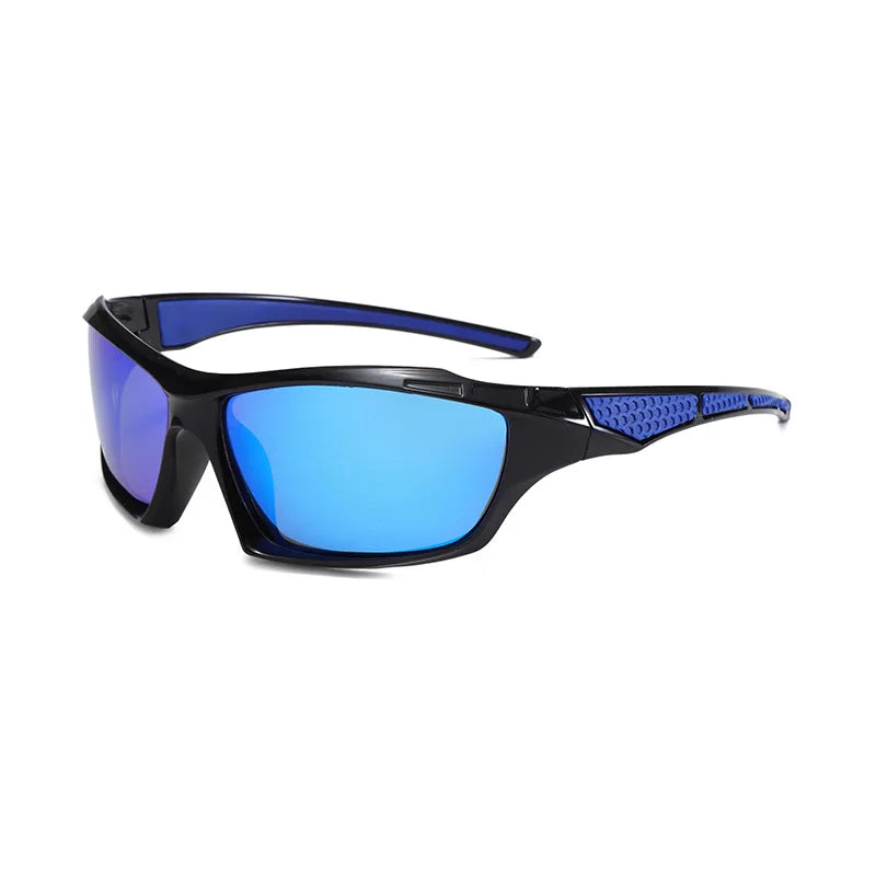 Outdoor cycling Polarized Sunglasses Men Frame Sport Sun Glasses Driver Retro Goggles eyewear go fishing Cool UV400 Anti-Glare