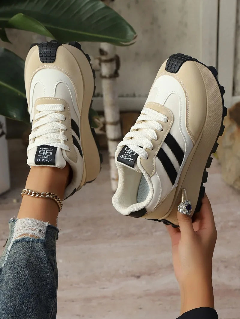 Women's Platform Shoes Fashion Forrest Gump Shoes 2026 New Sneakers for Women Casual Tennis Shoes Thick Sole Vulcanized Footwear