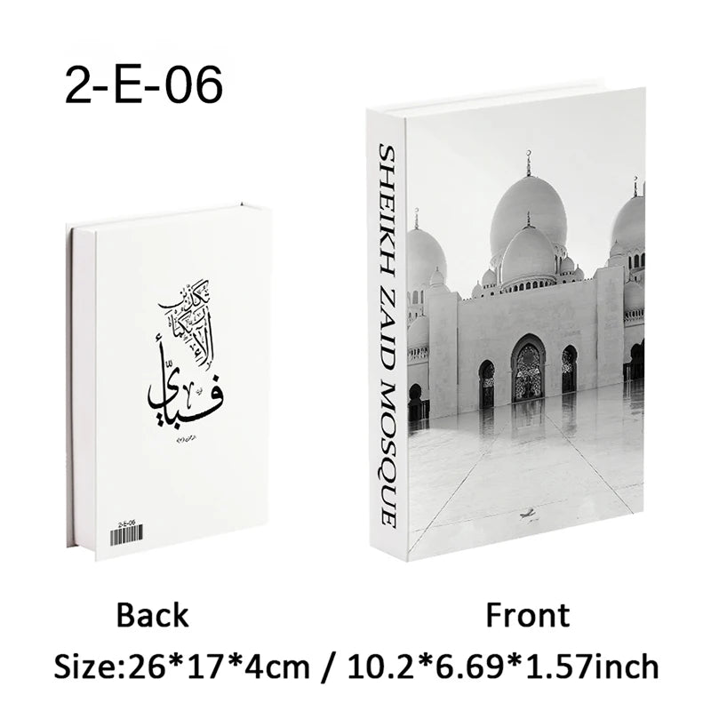 Islamic Church Writing Culture Fake Books Decorative Coffee Table Decoration Storage Box Bookshelf Bedroom Aesthetic Home Decor