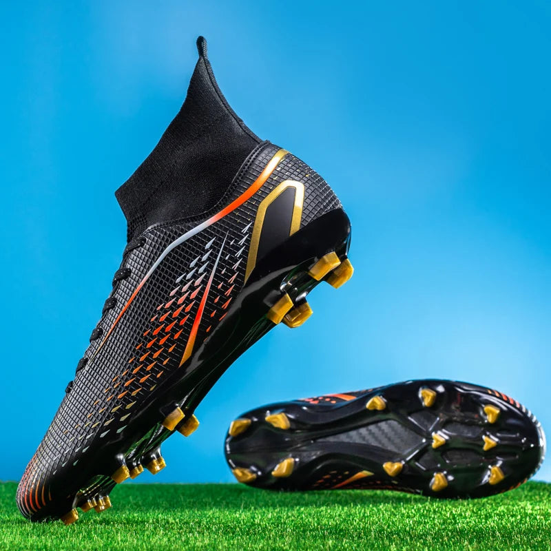 Football Shoes Men X2308 White TF/FG Original Professional Youth Anti-slip Indoor Fast Soccer Outdoor Training Football Sneaker
