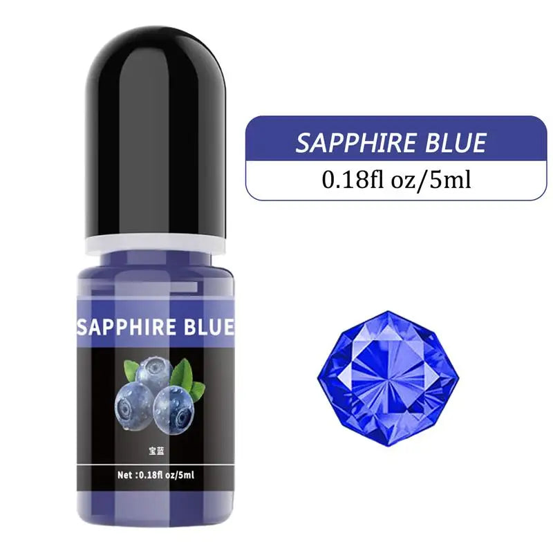 Epoxy Resin Pigment 5ml Liquid Epoxy UV Resin Dye Transparent Colorant For UV Resin AB Glue Coloring DIY Resin Art Jewelry Makin