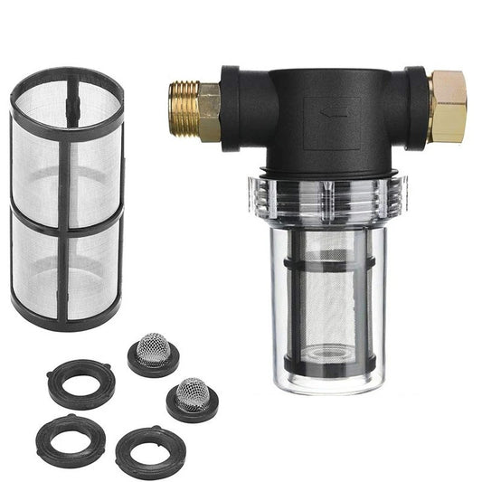 High Pressure Washer Water Filter For Karcher K2 K3 K4 K5 K6 K7 G 3/4'' Water Filters With 2 Filter Cores For Lavor For Nilfisk
