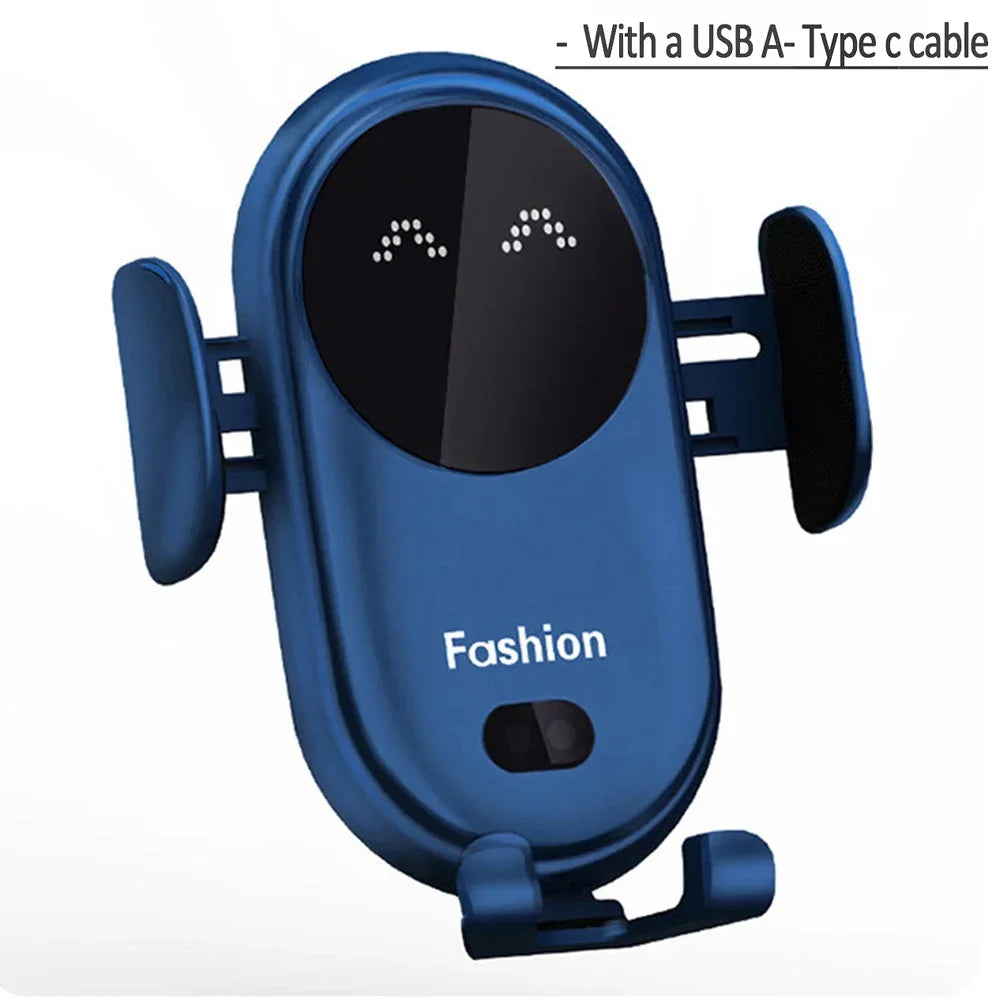 Wireless Charger for with Automatic Infrared Detection, Suitable for Mobile Phones,for Fast Charging And  As a Car Accessory