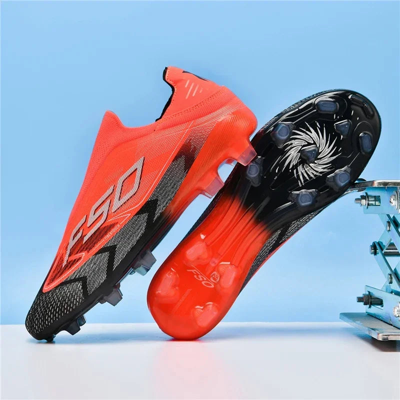 New Men Soccer Shoes High Ankle Breathable Football Boots Ultralight Futsal Non-Slip High-quality Sports Shoes Outdoor Match