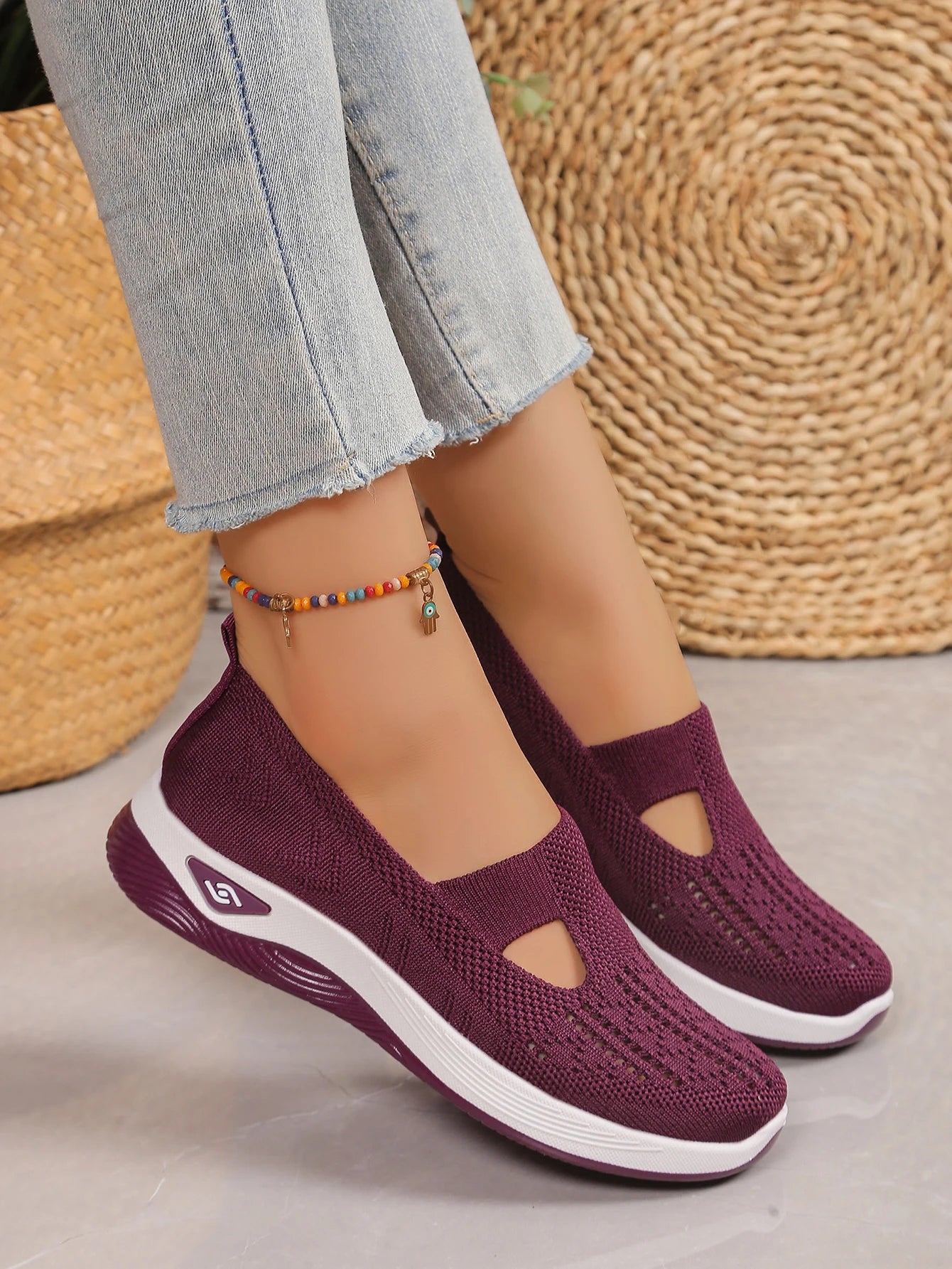women's summer shoes - casual sneaker, simple, Lightweight, breathable, one-foot pedal women shoes sale shoes with free shipping