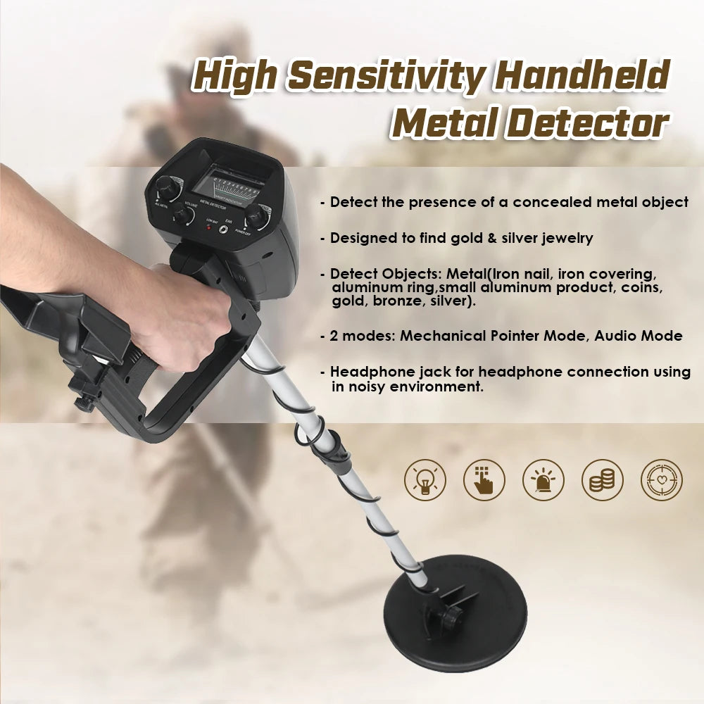 Metal Detector Metal Finder Children Underground Metal Detector Gold Detectors Seeker Metal Circuit Detector with Shovel