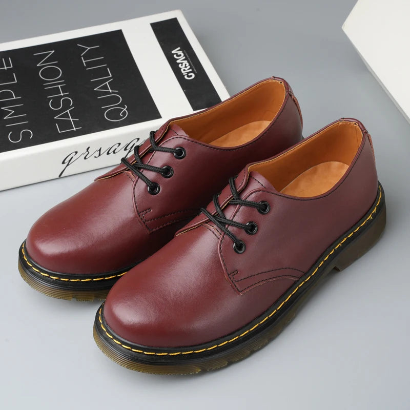 Men's genuine leather formal shoes work shoes classic business casual leather shoes fashionable women's shoes plus size shoes