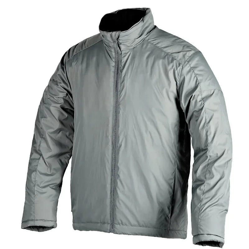 Winter Jackets Men Parkas Warm Lightweight Portable Outerwear Tactics Jacket Heat Reflective Windproof Hiking Coat Windbreaker