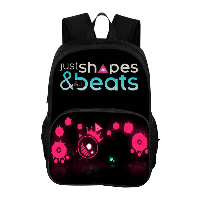 Kids Backpacks Just Shapes & Beats Student Anime School Bags Children Outdoor Sport Travel Rucksack Gift