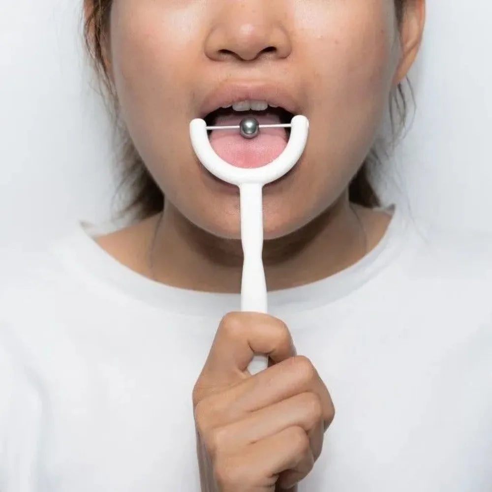 Autism Speech Therapy Oral Muscle Trainer Lateralization Elevation Tongue Tip Exercise Therapy Talk Tool Mouth Exercise Safe