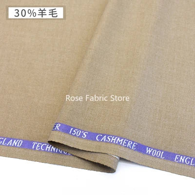 1 Meter 30% Woolen Twill Suit Fabrics Worsted Spring Summer High End Fabric Sewing Blazer Suit Handcrafts Anti Wrinkle Serge