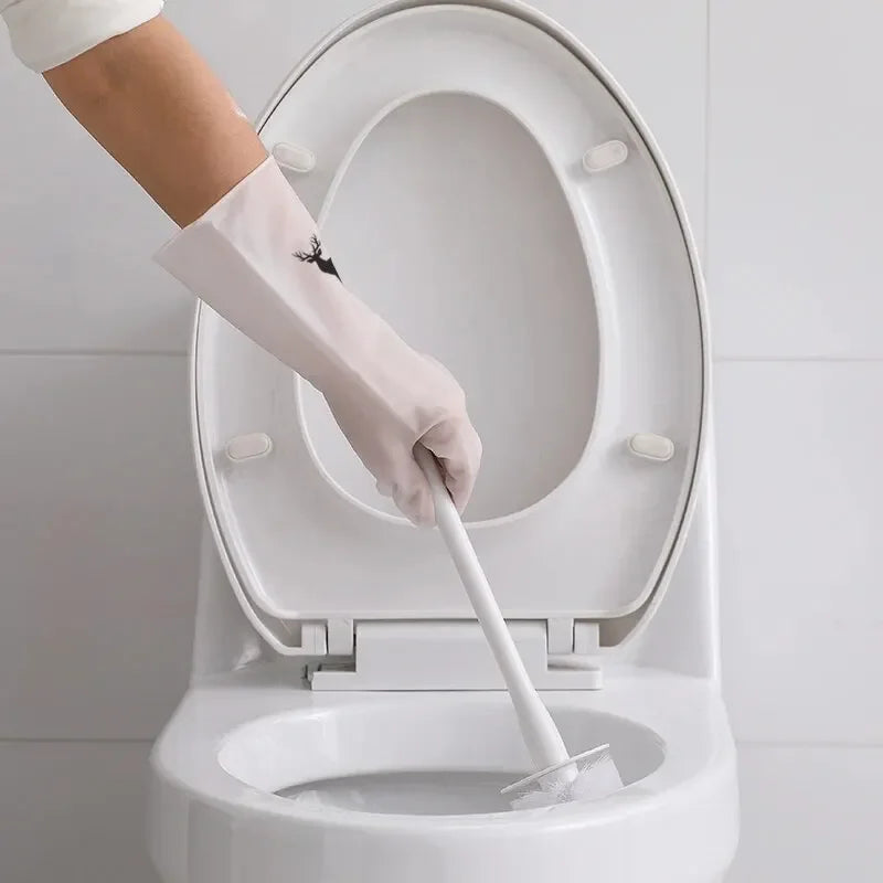 Waterproof Housework Cleaning Gloves Kitchen Cleaning Latex Laundry Dishwashing Gloves Wear Resistant Rubber Gloves