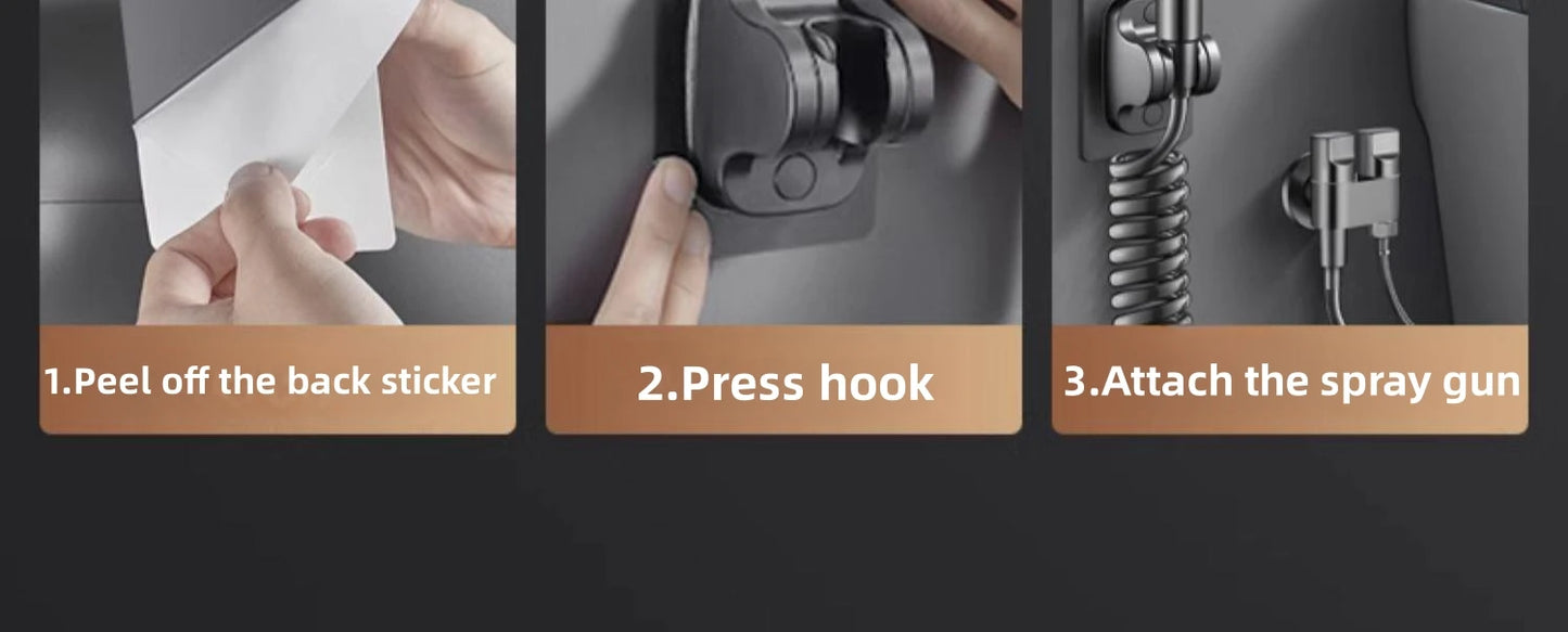 Bidet Spray Set Water Jet High Pressure Handheld Bidet Sprayer Toilet Cleaning Hygienic Shower for Bathroom Accessories