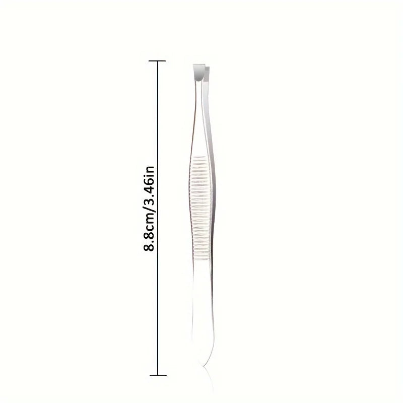 Hair Removal Tweezers Gradient Eyebrow Makeup Tool Stainless Steel Slant Eyebrow Clipper Hair Removal and Makeup Tool