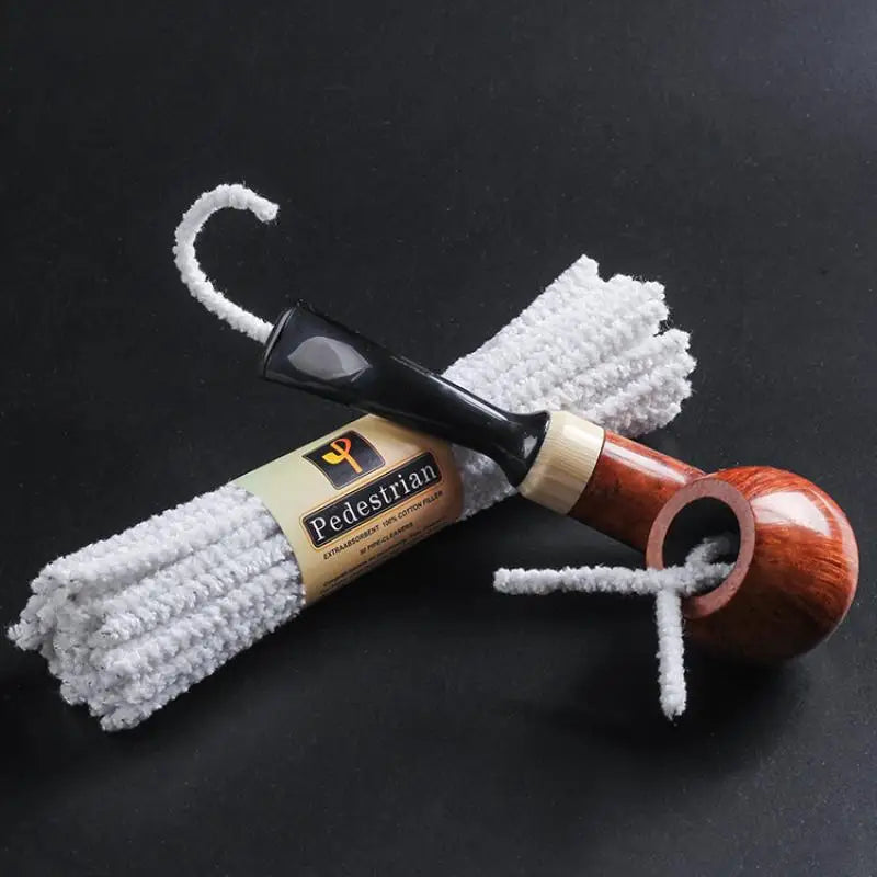 Smoking Essentials: 100pcs Wooden Pipe Cleaning Tools for Tobacco Pipes