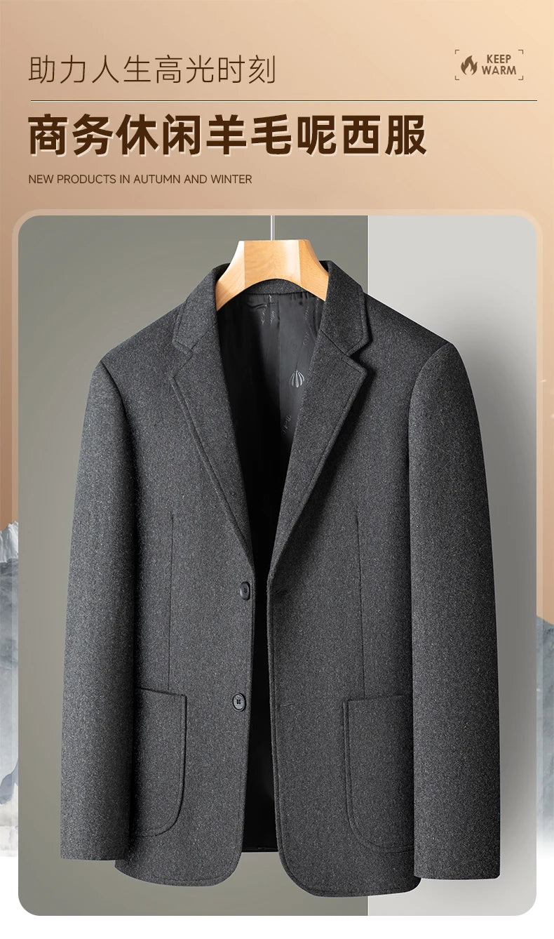 Spring, Autumn and Winter Woolen Men's Suits, Wool Suits, Cashmere Men's Jackets, Woolen Suits, Men's Suit Jackets, Woolen Coats, Suit Jackets