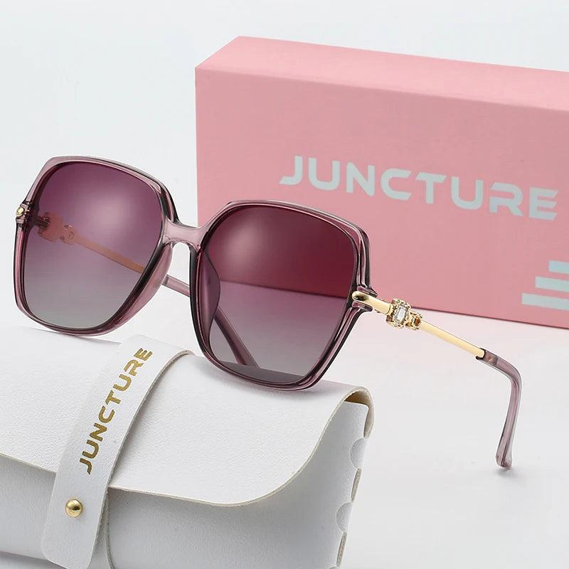 Polarized Fashion Square Metal Sunglasses Women Men Retro Trend Brand Sun Glasses Go Out Commute Male Female Protective Glasses