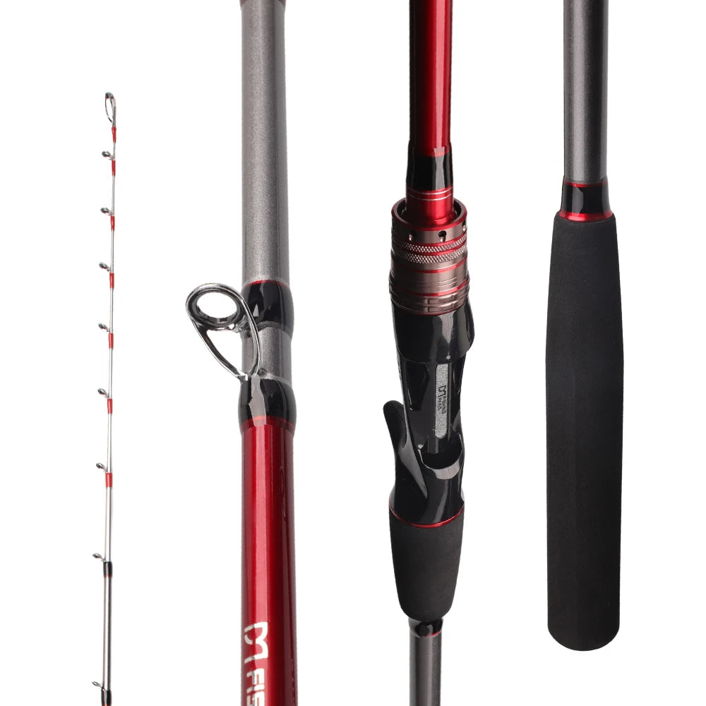 FISHINGFANS Cuttlefish Fishing Rod ML MH  1.5m 1.6m 1.75m Saltwater Squid Boat Fishing Rod Sensitive Light Jigging Rod