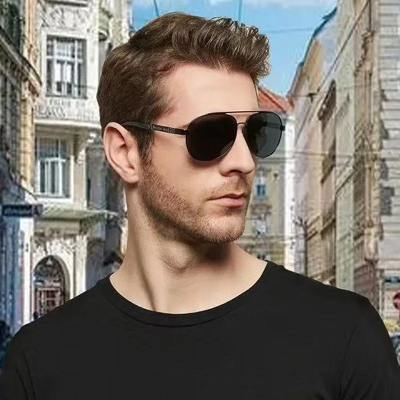 Polarized Sun Eyeglass Driving Sun Glasses for Men Women Classic Aviator Sunglasses UV Mirrored Lens Retro Shades