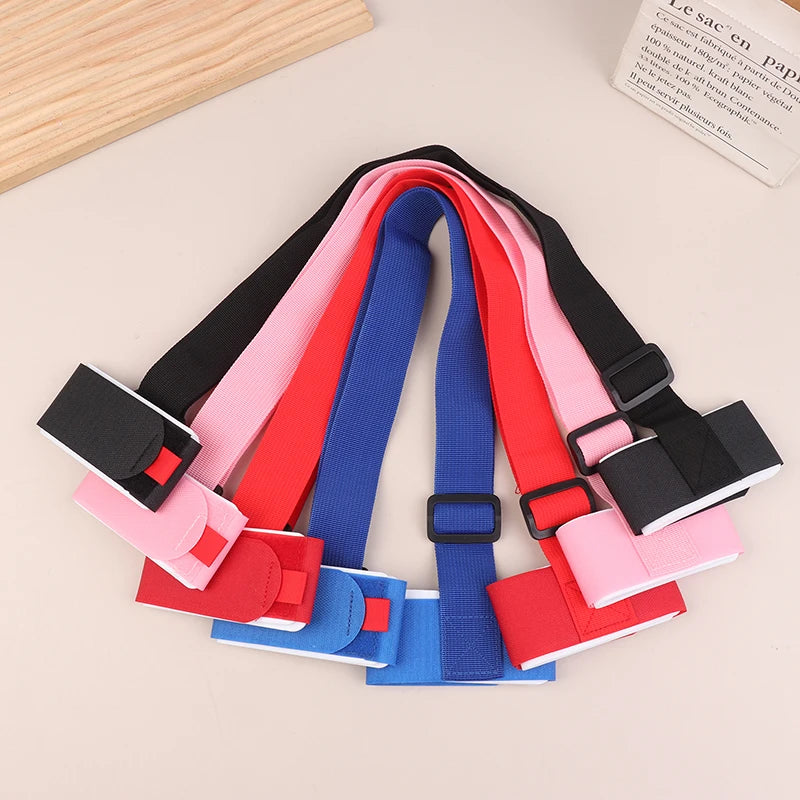 Ski Pole Shoulder Carrier with Hand Lash, Adjustable Buck Hook Straps, Durable Nylon Loop, Comfortable Black Ski Handle Strap