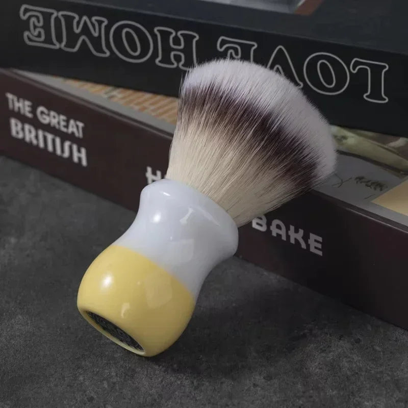 YAQI Naicha（Milk tea）Synthetic Hair Mens Wet Shaving Brush
