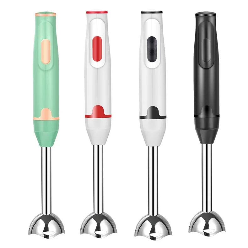 Professional 400W Electric Immersion Hand Blender with Stainless Steel Blade for Smoothies Soups Sauces Baby Food & Meat