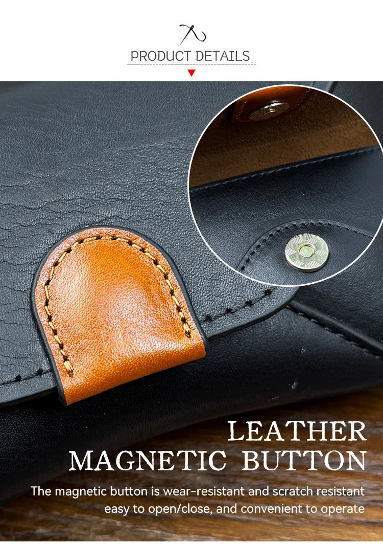 Genuine Leather Eye Glasses Bag for Eyeglass High Quality Handmade Causal Glasses Case Sunglasses Protector Pouch