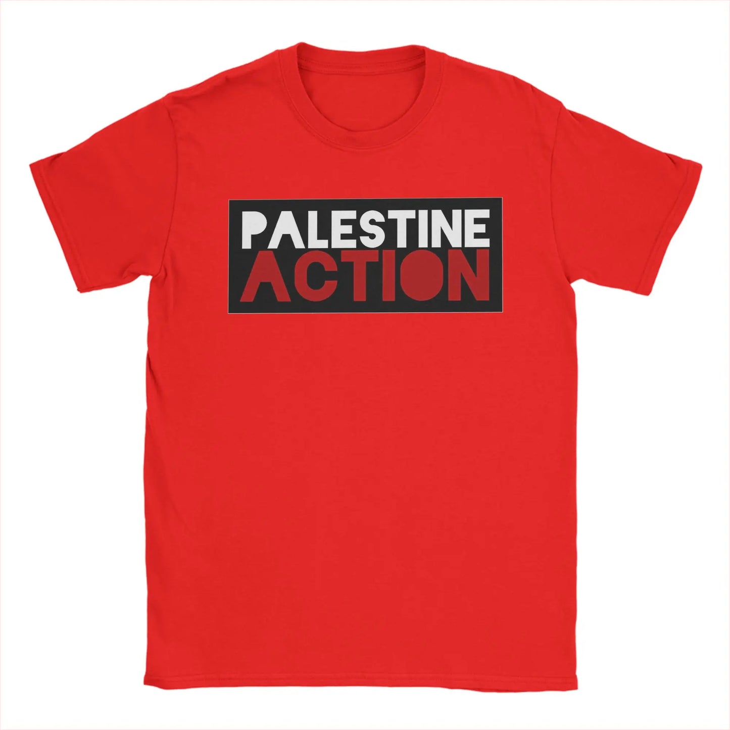 Palestine Action Palestinian T Shirt Summer  100 Cotton T-Shirts For Man Novelty Casual Tee Shirt Short-Sleeve Vintage Tops