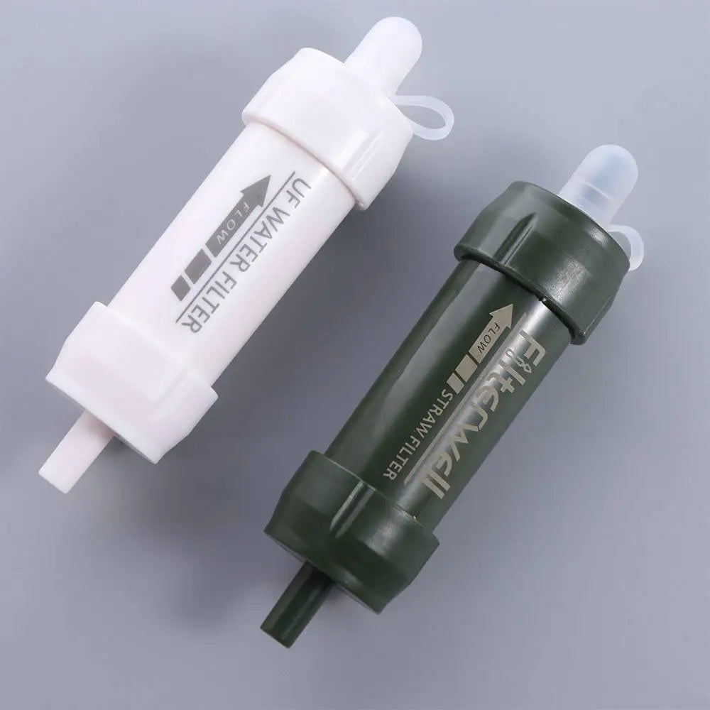 Mini Mini Water Filter Straw Straw Direct Drinking Purification Water Filter TUP Portable Drinking Water Filtering Straw Outdoor