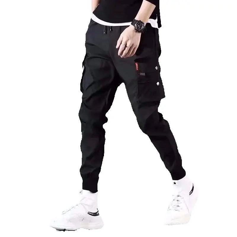 Men's Pants Fashionable Casual Jogging Pants 2025 Street Wear Workwear Pants Men's Multi Pocket Pants Fitness Men Sports Pants